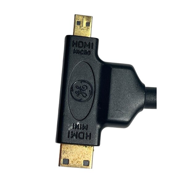 GE HDMI Adapter Micro/Mini To Standard HDMI Female Connector A424 - Picture 2 of 4